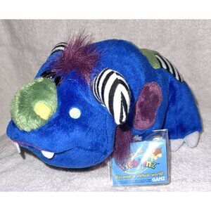 Webkinz Midnight Monster HM412 Soft Plush Animal With Online Code From Ganz 11”